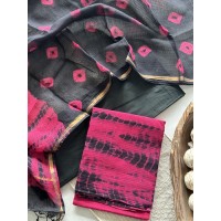Shibori Pink Full Kota Doriya ...