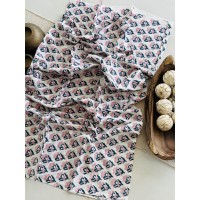 Handblock Mauve Floral Kota Do...