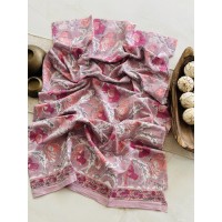 Handblock Pomogranete Floral K...