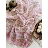 Handblock Pomogranete Floral K...