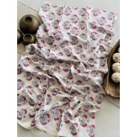 Handblock Pomogranete Floral K...