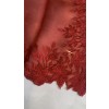 Red Florance Silk Organza - Exquisite Saree