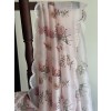 Peach Crush Chiffon Mirror Work - Exquisite Saree