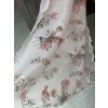 Peach Crush Chiffon Mirror Work - Exquisite Saree