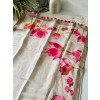 Pink Lotus Pure Silk Linen Sarees
