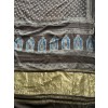 Ajrakh elephant Grey Butta Premium - Modal Silk Saree