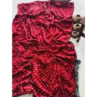 Pure Bandhini Wine Red - Modal...