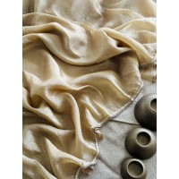 Gold Crushed Tissue Silk Saree...