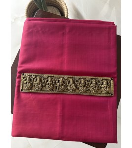 Handloom Pure kathan Plain Pink - Exquisite Saree