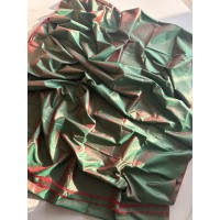 Handloom Pure kathan Plain Gre...