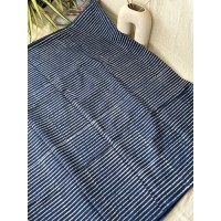 Indigo Blue - Mul Cotton Saree...