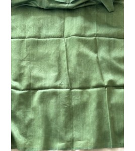 Moss Green Jamdani Linen Sarees 