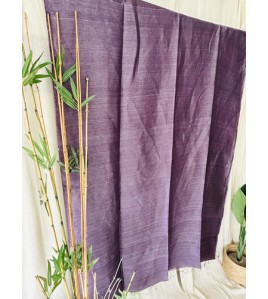 Mauve Violet Jamdani Linen Sarees