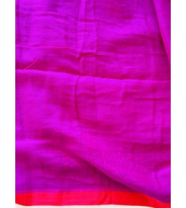 Magenta Grace Handwoven Mul Cotton Saree