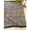 Tiny Boxed Black - Silk Cotton Saree