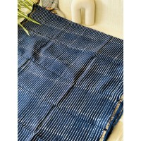 Blue Stripe-Silk Cotton Saree... Blue Stripe-Silk Cotton Saree...